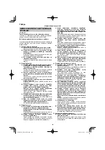 Preview for 144 page of HIKOKI DH18DPB Handling Instructions Manual