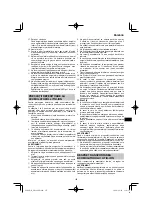 Preview for 155 page of HIKOKI DH18DPB Handling Instructions Manual