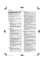 Preview for 162 page of HIKOKI DH18DPB Handling Instructions Manual