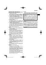 Preview for 15 page of HIKOKI DN 18DSL Handling Instructions Manual