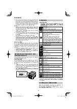 Preview for 34 page of HIKOKI DN 18DSL Handling Instructions Manual