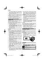 Preview for 74 page of HIKOKI DN 18DSL Handling Instructions Manual