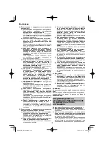 Preview for 136 page of HIKOKI DN 18DSL Handling Instructions Manual