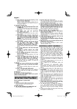 Preview for 6 page of HIKOKI DS 18DD Handling Instructions Manual