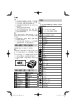 Preview for 14 page of HIKOKI DS 18DD Handling Instructions Manual