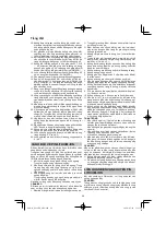 Preview for 26 page of HIKOKI DS 18DD Handling Instructions Manual