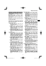 Preview for 37 page of HIKOKI DS 18DD Handling Instructions Manual