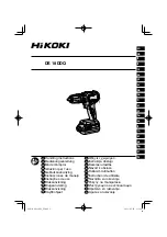 HIKOKI DS 18DDQ Handling Instructions Manual preview