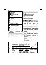 Preview for 12 page of HIKOKI DS 18DJL Handling Instructions Manual