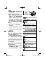 Preview for 18 page of HIKOKI DS 18DJL Handling Instructions Manual