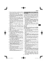 Preview for 69 page of HIKOKI DS18DA Handling Instructions Manual