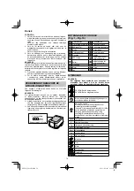 Preview for 70 page of HIKOKI DS18DA Handling Instructions Manual