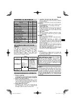 Preview for 73 page of HIKOKI DS18DA Handling Instructions Manual