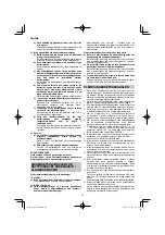 Preview for 76 page of HIKOKI DS18DA Handling Instructions Manual