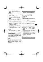 Preview for 81 page of HIKOKI DS18DA Handling Instructions Manual