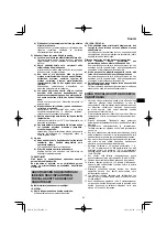 Preview for 83 page of HIKOKI DS18DA Handling Instructions Manual