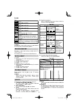 Preview for 86 page of HIKOKI DS18DA Handling Instructions Manual