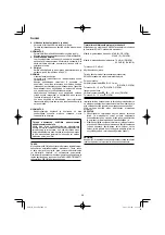 Preview for 88 page of HIKOKI DS18DA Handling Instructions Manual