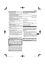 Preview for 129 page of HIKOKI DS18DA Handling Instructions Manual