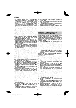 Preview for 132 page of HIKOKI DS18DA Handling Instructions Manual