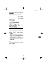 Preview for 137 page of HIKOKI DS18DA Handling Instructions Manual