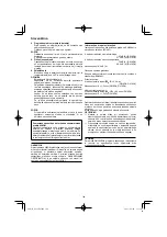 Preview for 144 page of HIKOKI DS18DA Handling Instructions Manual