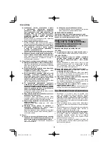 Preview for 146 page of HIKOKI DS18DA Handling Instructions Manual