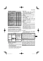 Preview for 151 page of HIKOKI DS18DA Handling Instructions Manual