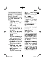 Preview for 5 page of HIKOKI DS18DE Handling Instructions Manual