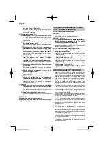 Preview for 6 page of HIKOKI DS18DE Handling Instructions Manual