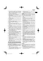 Preview for 7 page of HIKOKI DS18DE Handling Instructions Manual