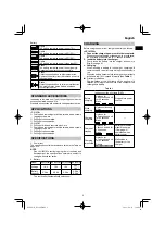 Preview for 9 page of HIKOKI DS18DE Handling Instructions Manual