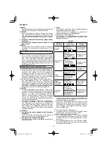 Preview for 20 page of HIKOKI DS18DE Handling Instructions Manual