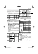 Preview for 29 page of HIKOKI DS18DE Handling Instructions Manual