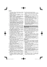 Preview for 36 page of HIKOKI DS18DE Handling Instructions Manual