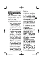 Preview for 43 page of HIKOKI DS18DE Handling Instructions Manual