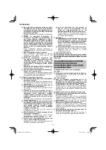 Preview for 44 page of HIKOKI DS18DE Handling Instructions Manual