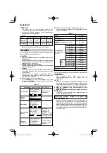 Preview for 48 page of HIKOKI DS18DE Handling Instructions Manual