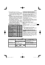 Preview for 89 page of HIKOKI DS18DE Handling Instructions Manual