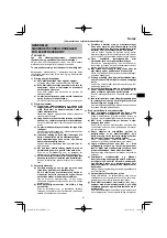 Preview for 91 page of HIKOKI DS18DE Handling Instructions Manual