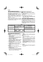 Preview for 98 page of HIKOKI DS18DE Handling Instructions Manual