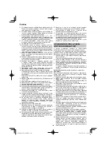 Preview for 142 page of HIKOKI DS18DE Handling Instructions Manual