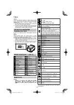 Preview for 152 page of HIKOKI DS18DE Handling Instructions Manual