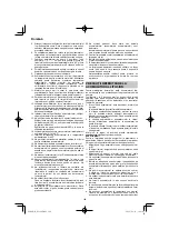 Preview for 160 page of HIKOKI DS18DE Handling Instructions Manual