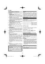 Preview for 166 page of HIKOKI DS18DE Handling Instructions Manual