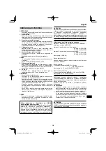 Preview for 203 page of HIKOKI DS18DE Handling Instructions Manual