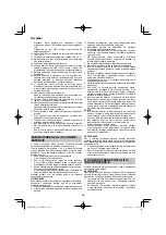 Preview for 206 page of HIKOKI DS18DE Handling Instructions Manual