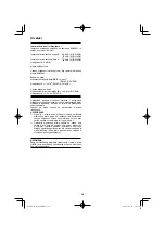 Preview for 212 page of HIKOKI DS18DE Handling Instructions Manual