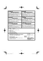 Preview for 223 page of HIKOKI DS18DE Handling Instructions Manual