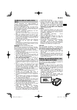 Preview for 15 page of HIKOKI DS18DF Handling Instructions Manual